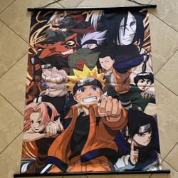 Naruto Sasuke Anime Wall Poster 40 x 32