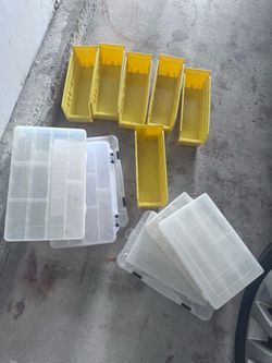Fishing hardware containers