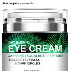 Caffeine Eye Cream for Puffiness and Bags Under Eyes Daily Anti-Wrinkle Cream Collagen Peptide Eye Cream Day and Night Reduce The Look Of Aging Line S