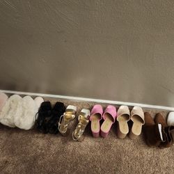 8 Pairs Women Shoes Size 8 1/2 And 9