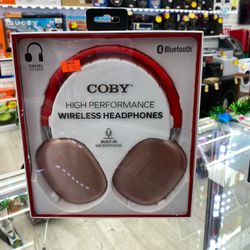 COBY High Performance Wireless Headphones 