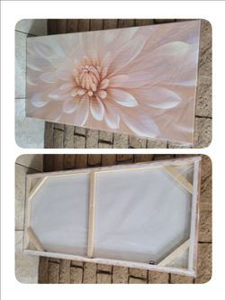 Flower Wall Art 20x40"
