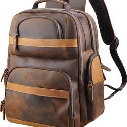 Oakhide Genuine Leather Backpack For Men Vintage