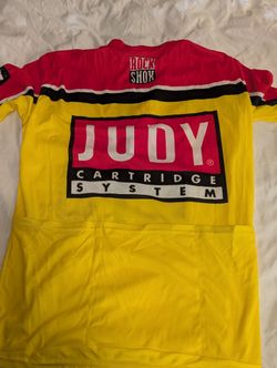 Rare Vintage Rock Shox Jersey Voler Cycle Bicycle Large 
