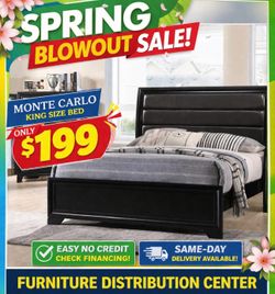 BEAUTIFUL NEW KING BEDS ON SALE ONLY $199. IN STOCK SAME DAY DELIVERY 🚚 