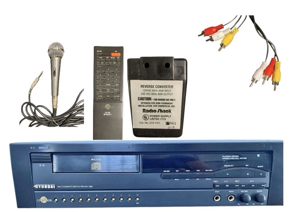 RARE Hyundai HCV-1060 Multi CD/VCD Karaoke Player 