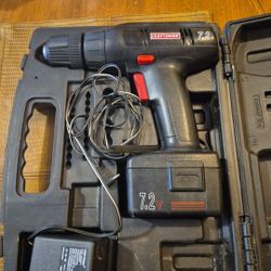 Craftsman 3/8 Inch 7.2 Volts Battery operated drill