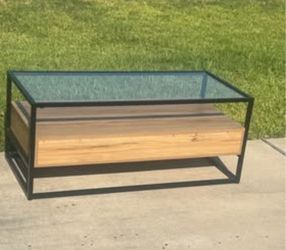 Glass Top Coffee Table