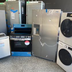 New Kitchen Appliance Set With Washer And Dryer 