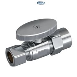 PROFLO 1/2”x3/8” Straight Valve