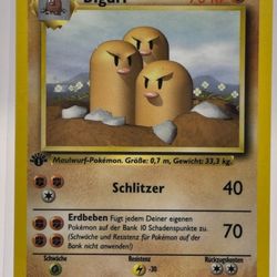 1999 1st Edition German Dugtrio !!