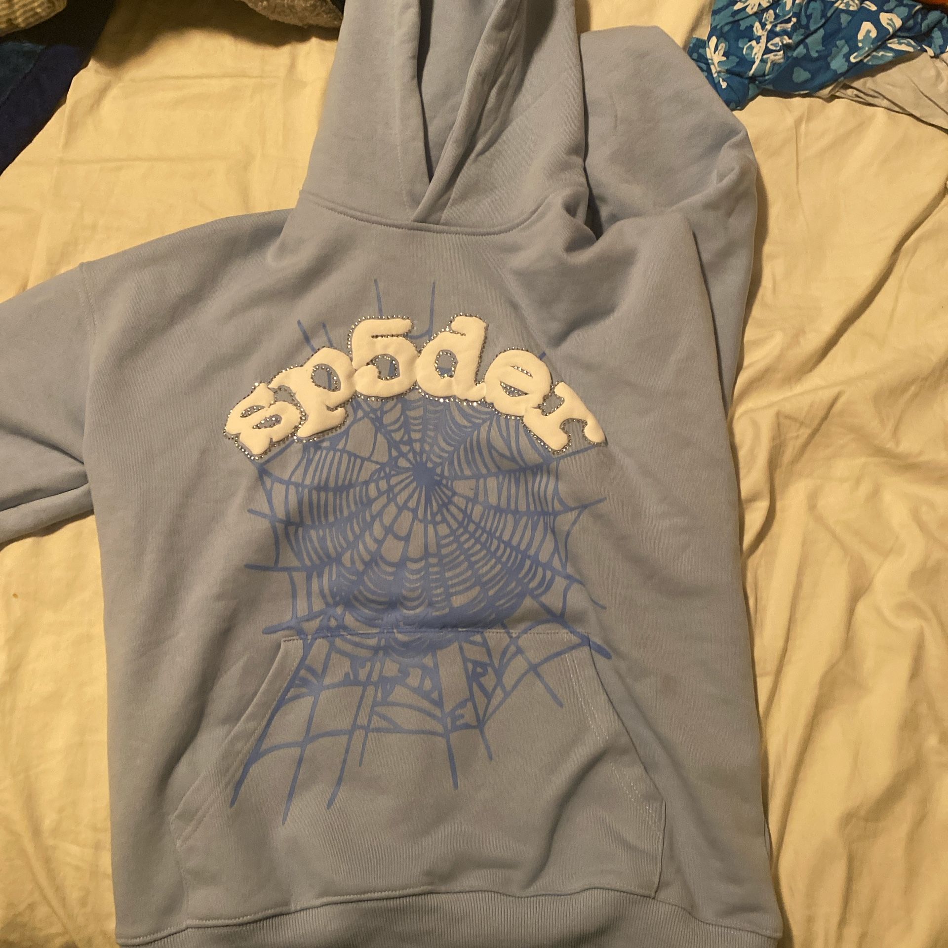 Blue Sp5der Hoodie