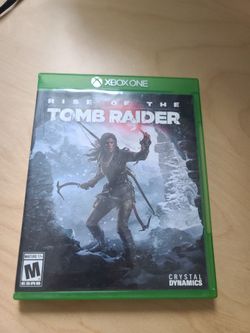 Xbox One game rise of the tomb raider