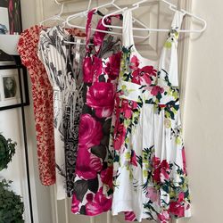 Floral Summer Dresses Size 9/10 - Med.