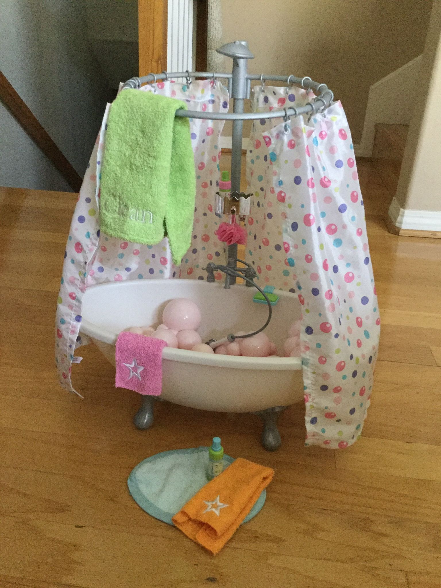 American Girl Doll Bubble Bathtub And Shower