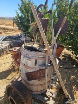 Antique barrel designs garden patio porch etc
