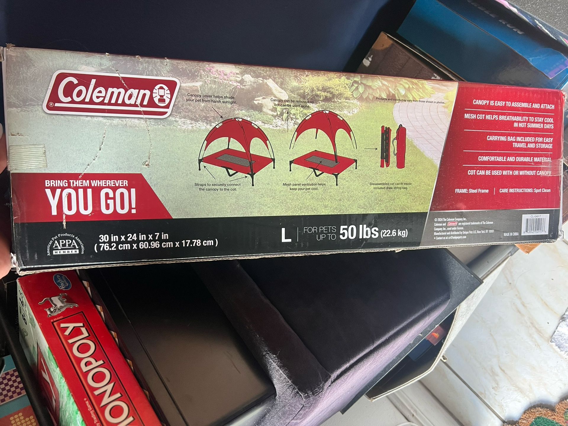 Traveling Dog Cot