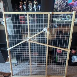 Wooden Tension Pet Gate 