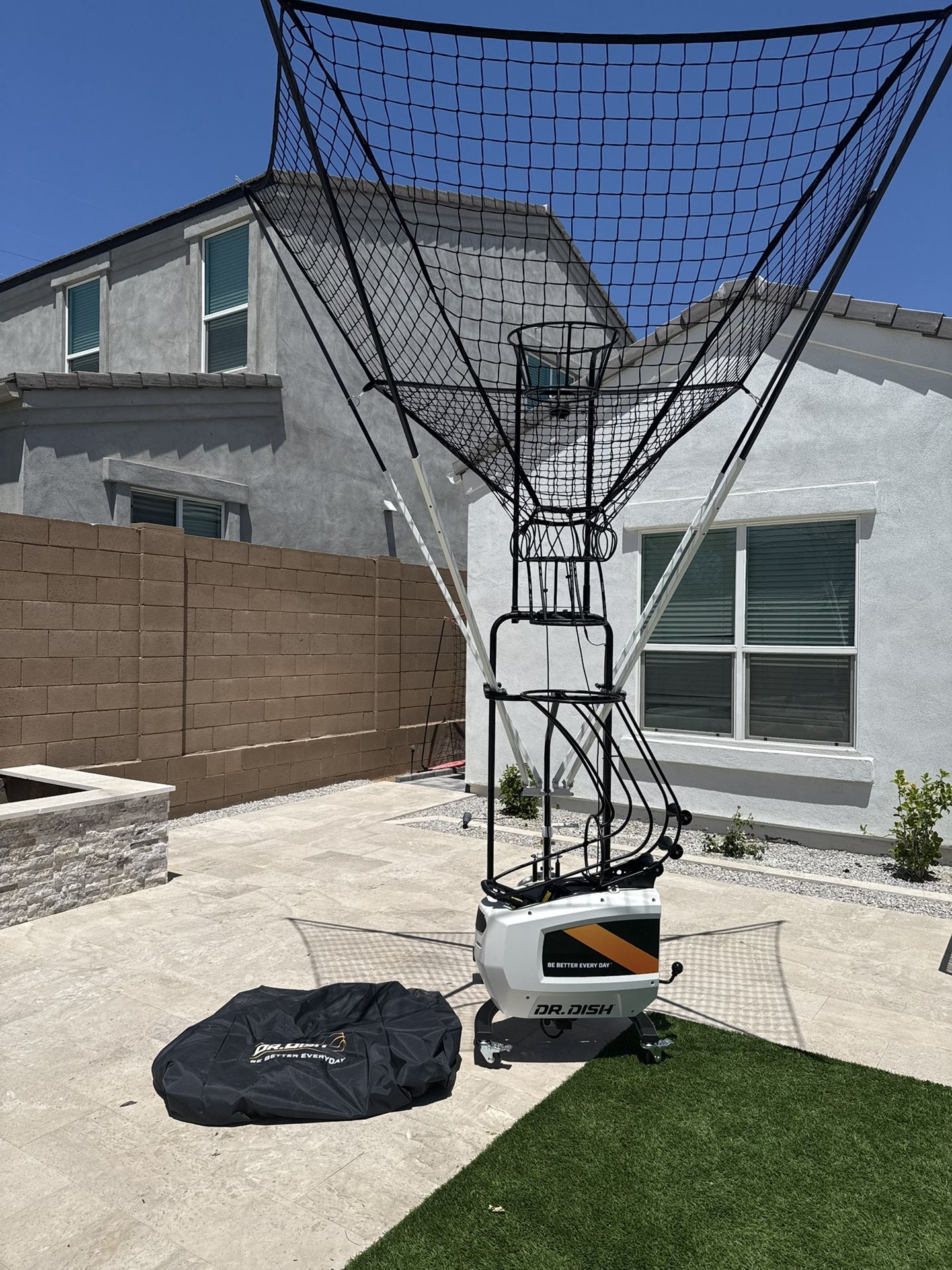 Dr. Dish iC3 Basketball Rebounder w/ Cover – Save $600+