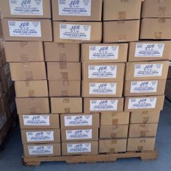 Clear (Natural Color) HDPE Coreless Trash Liners - 20"x22" - 1000  Bags - 8 microns - Clear