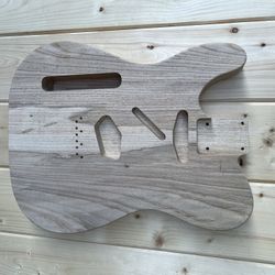 Telecaster Style 2- Piece Swamp Ash Guitar Body- CNC Pouted- Unfinished. Weight: 4.9 Ibs