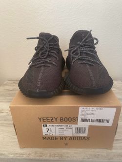 Yeezy Boost 350 V2 Black FU9006 (Men Size 7.5 - Color Black/Grey)