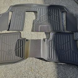 All weather floor mats for second and third row for Mazda cx9
