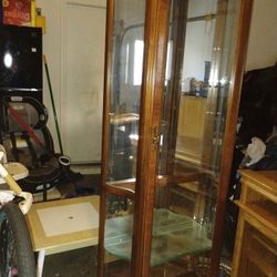 China Cabinet With Shelves