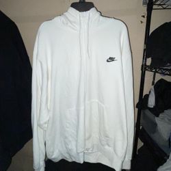 White Nike Zip Up Size 3 XL