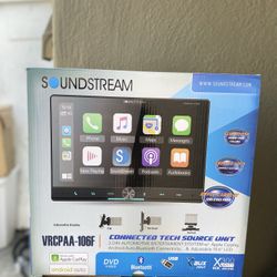BRAND NEW SOUNDSTREAM DOUBLE DIN CAR STEREO DVD BLUETOOTH ANDROID APPLE CAR PLAY 