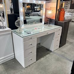 LARGE VANITY SET, BEDROOM VANITY WHITE OR BLACK [NEW]