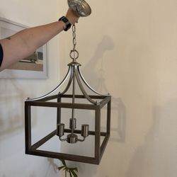 Farmhouse Style Chandelier (Entryway Light Fixture)