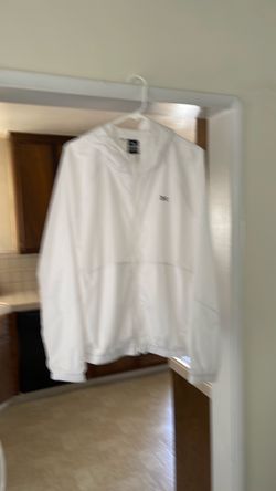 White Lightweight Zip-Up Jacket