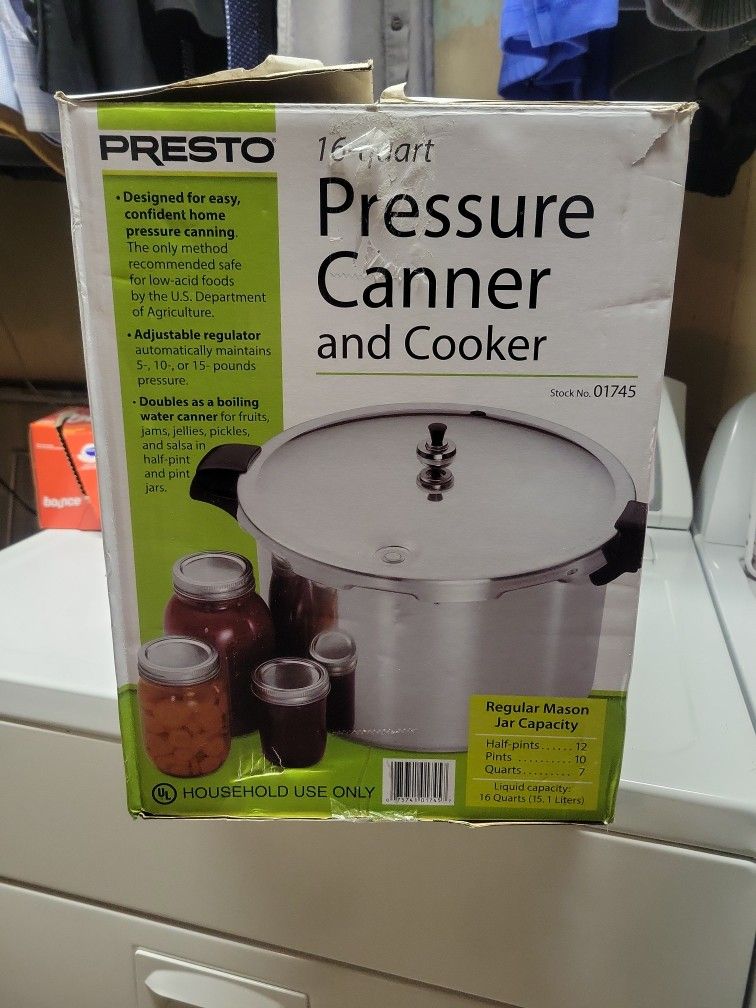 Presto 16Quart Pressure Canner & Cooker for Sale in Evanston, IL OfferUp