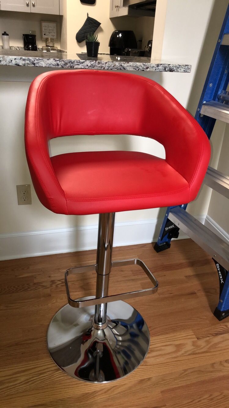 New Red Barstool