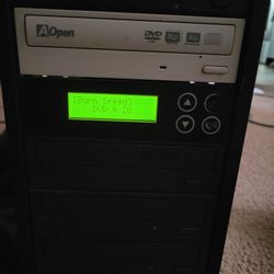 DVD /CD Duplicater.    7 Drawer Tower. (BLACK)