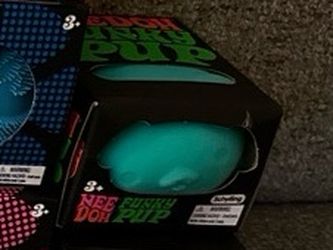 NeeDoh Funky Pup Green Squishy