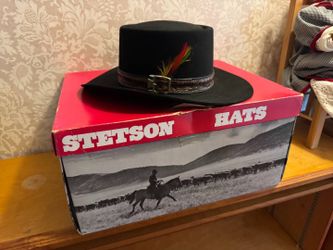 vintage John B. Stetson Company black western cowboy hat