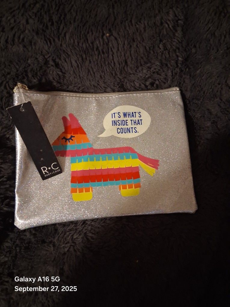 Ruby + Cash Makeup Bag/ Travel Bag
