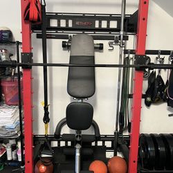 Complete Garage Gym Setup-excellent Condition