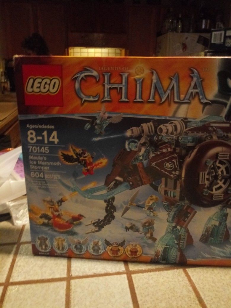 Lego Legends Of Chima Maula's Ice Mammoth Stomper 70145 HTF 604 Pieces
