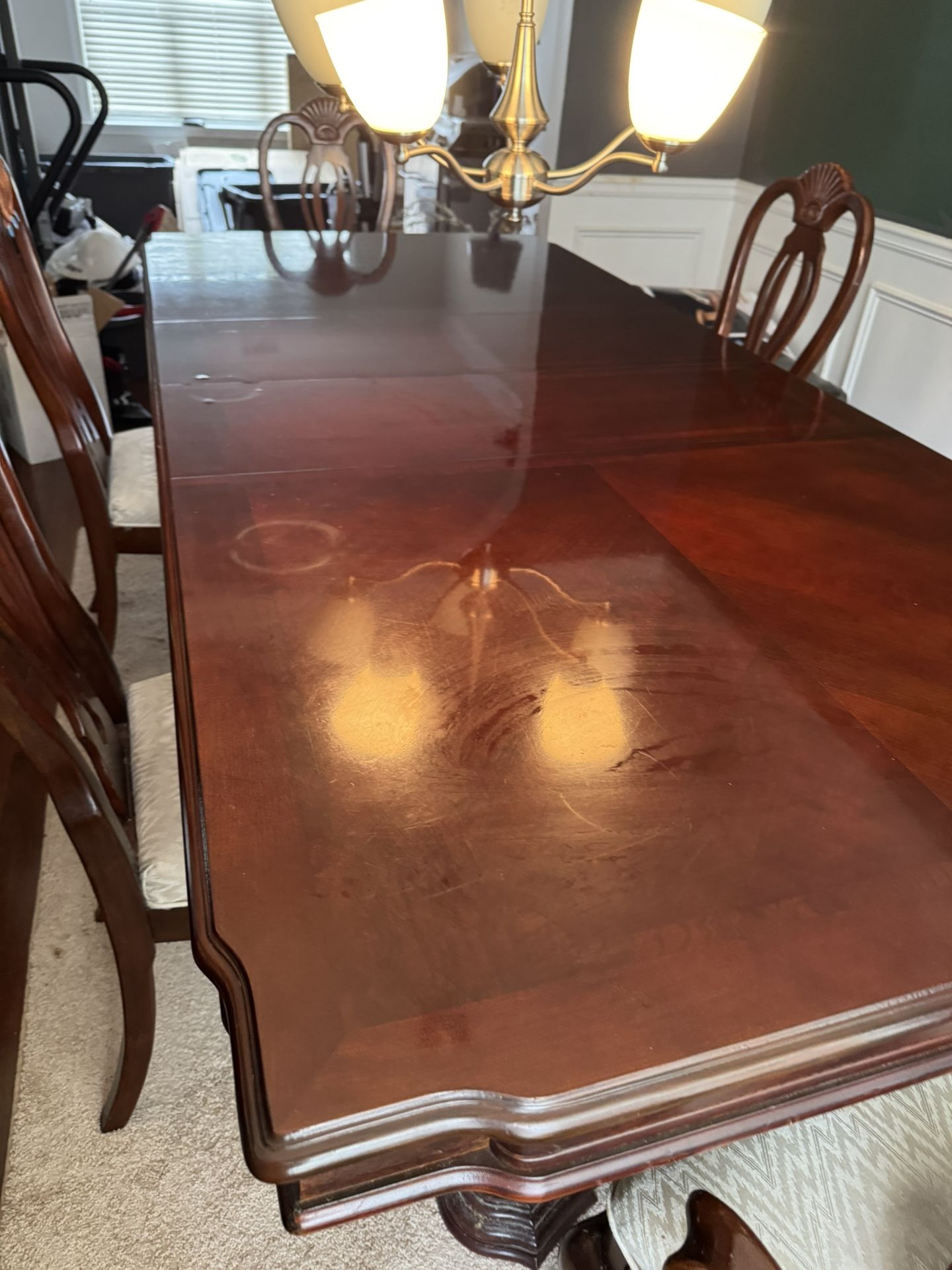 Formal Dining Table Set With Buffet