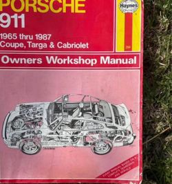 Manual book for Porsche 911 manual