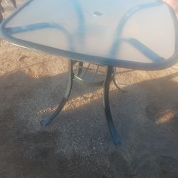 Very Nice Outdoor Glass Table