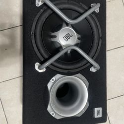 JBL GT-BassPro12 Car Subwoofer And Speaker 