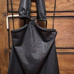 H&M Black Dress – Open Back + Side Cutouts – Size Medium