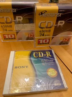 (Lot of 17) Memorex CD-R 650 MB NIB