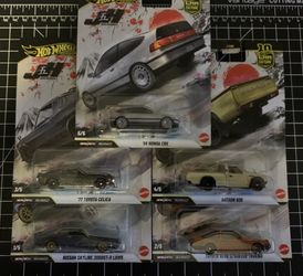Hot Wheels Premium Car Culture Japan Historics 5 Set