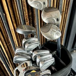Complete Golf Club Set - Callaway Woods, Cleveland Wedges