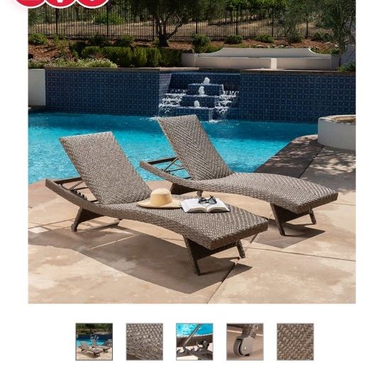 Seagrass wicker woven chaise lounge sale